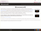 Screenshot of the HeadworX Publishers website.