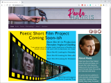 Screenshot of the Paula Harris website.
